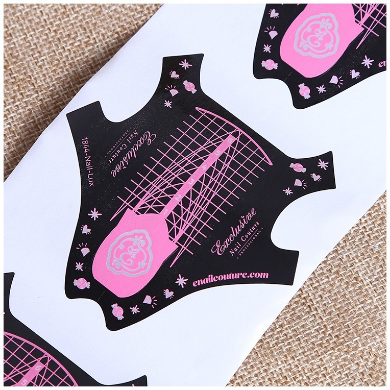 Professional Nail Forms Nails UV Gel Nail Extension Self-Adhesive Sticker