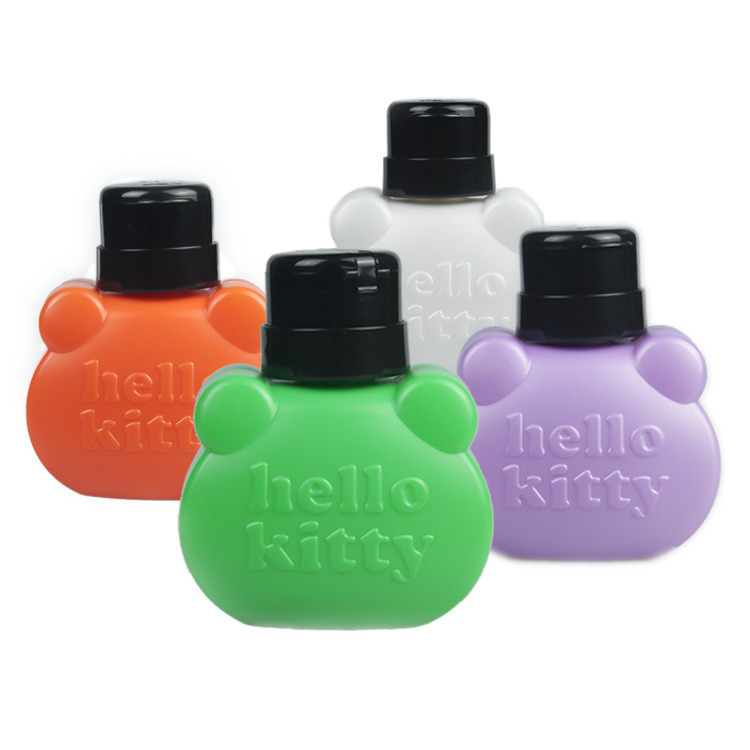 Capacity Empty Pump Nail Polish Remover Cleaner Pump Bottle