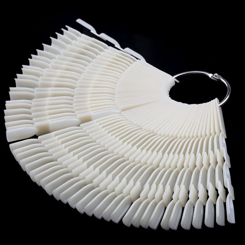 Fan Shape Color Display Natural Chart for Polish Color Display