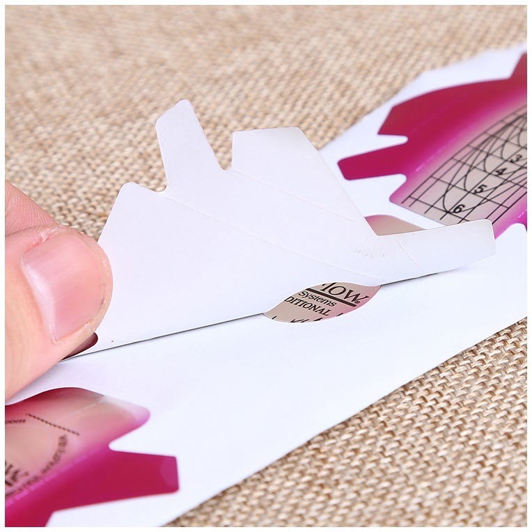 Alloy Red French Nail Form Tips Nail Art Guide Extension