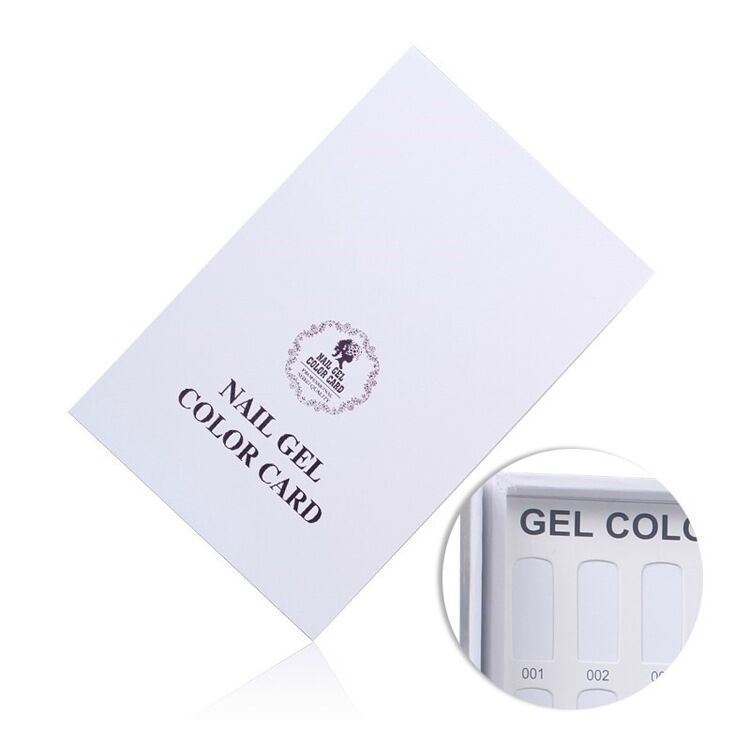 216 Colors Model Nail Gel Polish Color Display Box Book