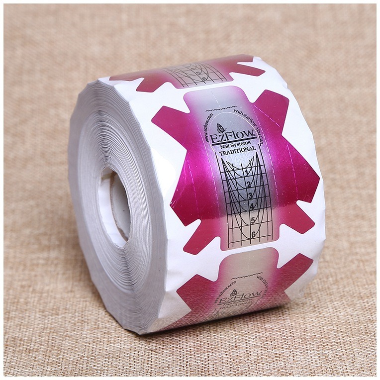 Alloy Red French Nail Form Tips Nail Art Guide Extension