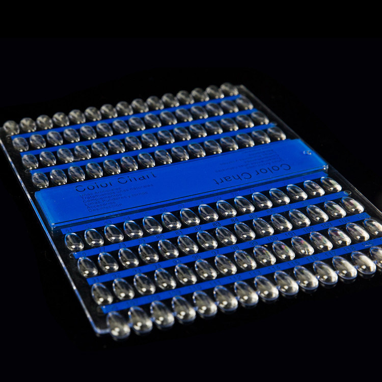 Nail Art Tips Color Chart Display Polish Practice Palette Stand