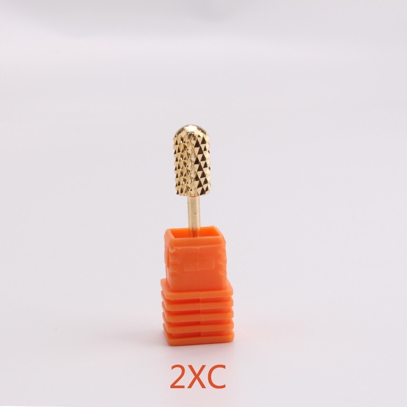 Gold Nail Drill Bit Burr Cutter Manicure Nail Art Tools
