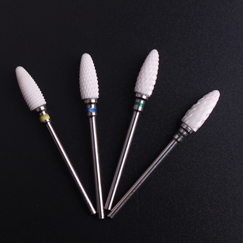 Ceramic Nozzle Nail Drill Bit Milling Cutter Nail Electric Drill