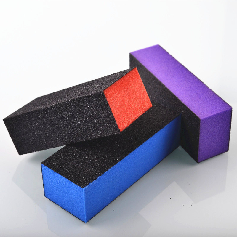 Polishing Sanding Sponge Buffing Nail Art Black Block Buffer