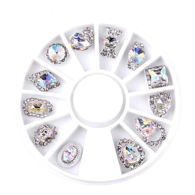 Shiny Nail Rhinestone Crystal Glitter Diamond Jewelry Nail Art Decoration