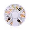 Wheel 3D Alloy Rhinestones Jewelry Pearl Nail Art Decorations