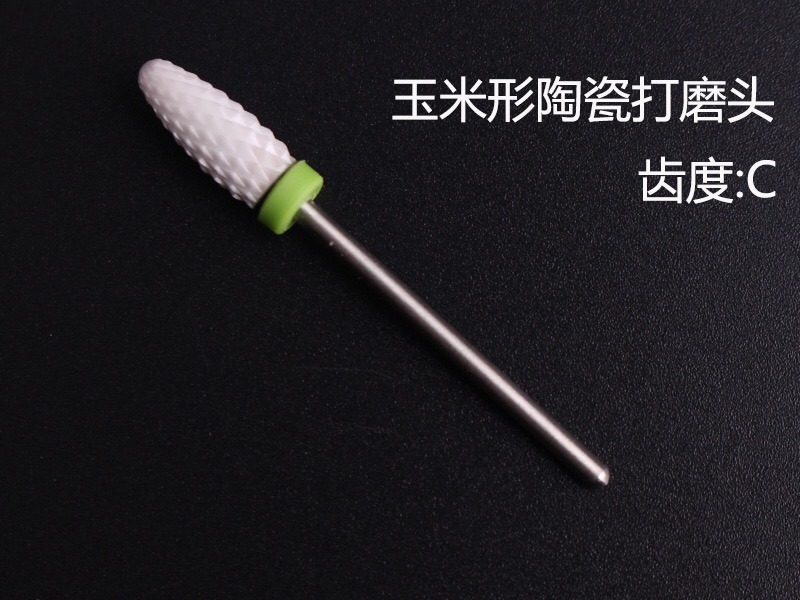 Corn Shape Milling Cutter Nail Art Ceramic Nail Drill Bits