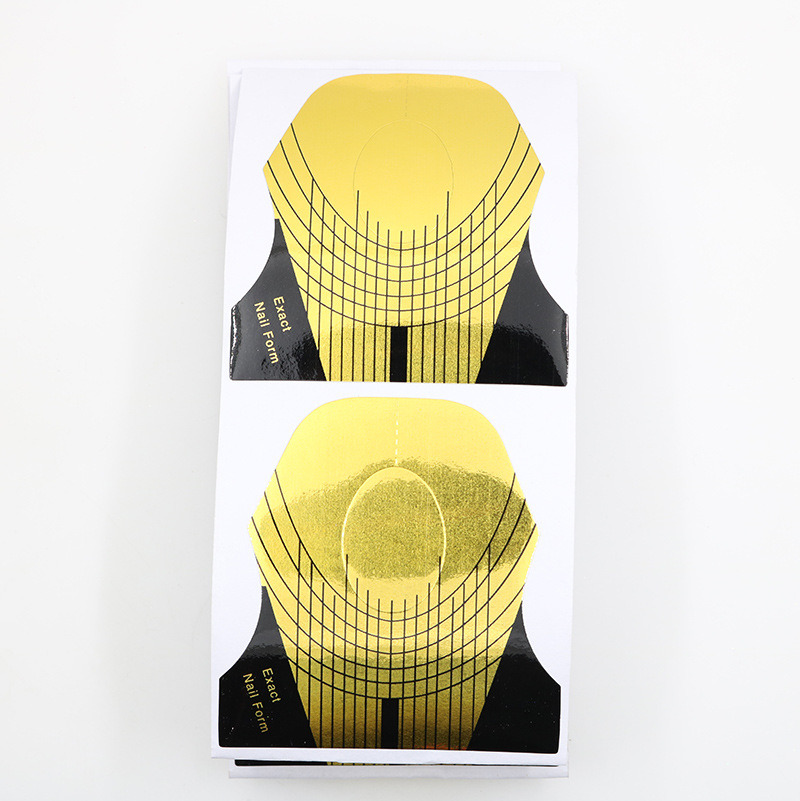 French Nail Forms Gel Polish Extension Forms Nail Art Decoration