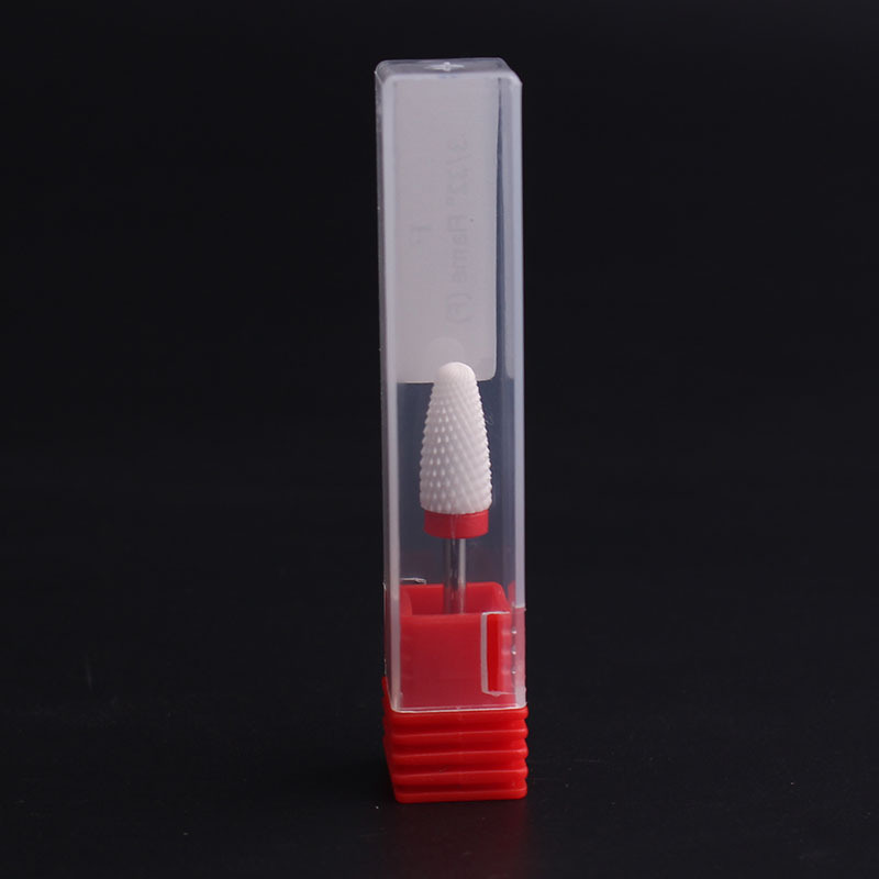 Bullet Shape Milling Cutter Nail Art Ceramic Nail Drill Bits