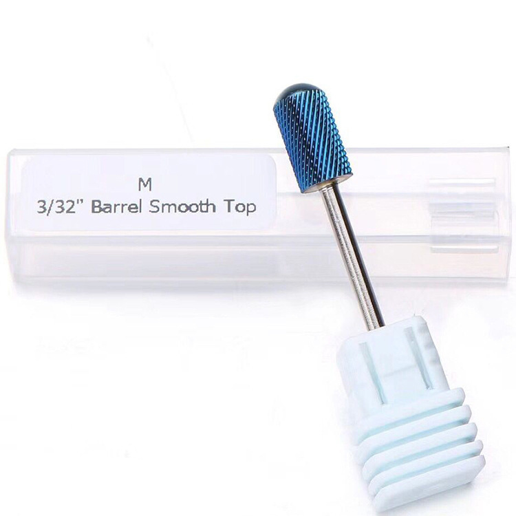 Blue Nail Drill Bit Metal Bits Manicure Nail Drill Accessories