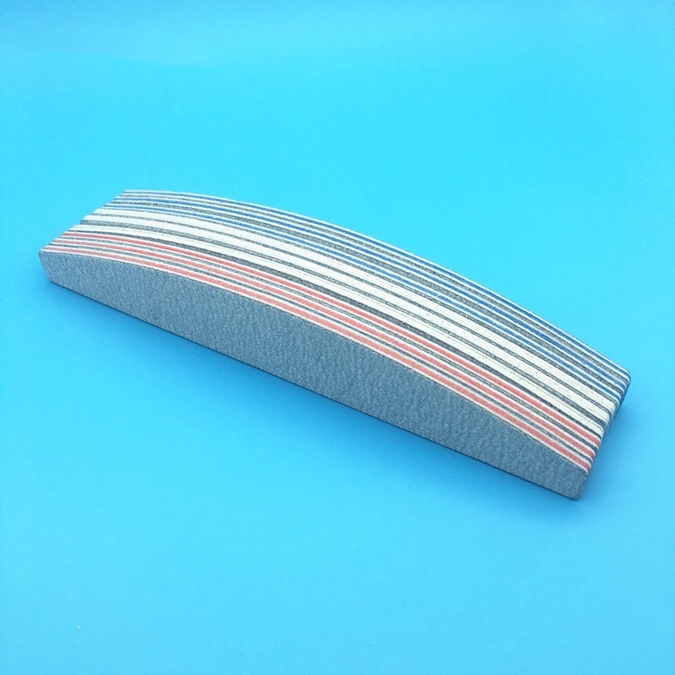 PRO Nail File Buffers Tool Set Half Moon Emery Board