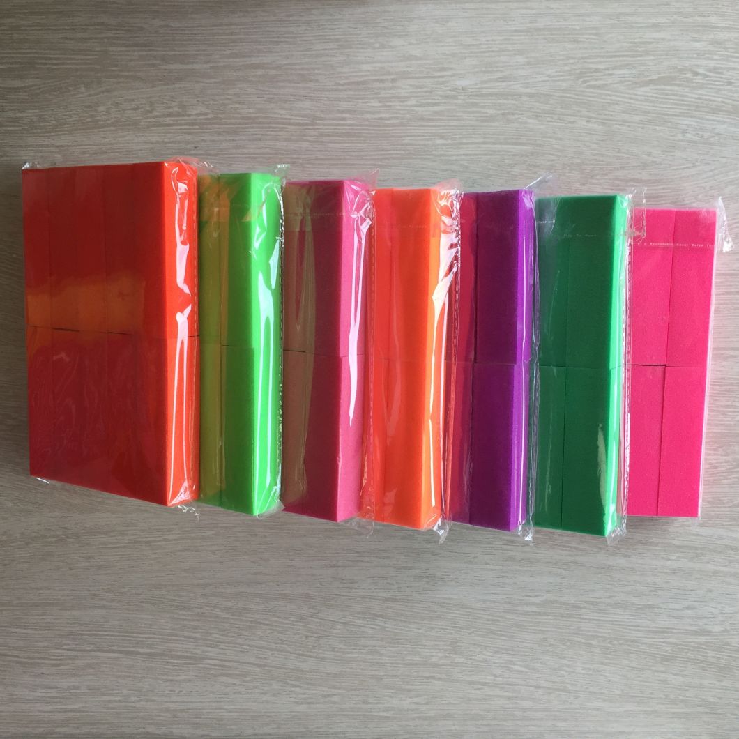 Nail Art Buffer Sanding Sponge Files 4-Side Nail Polishing Blocks