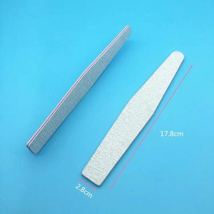 Grey Zebra Nail Files Emery Board for Nail Polish