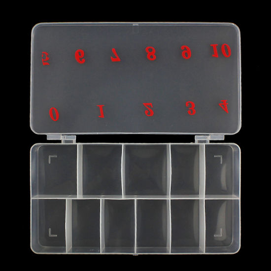 1000PCS Nail Tip Box for Empty Containers Nail Art Tool