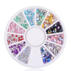 Wheel Glitter Crystals Diamonds Rhinestones for Nail Art Decorations