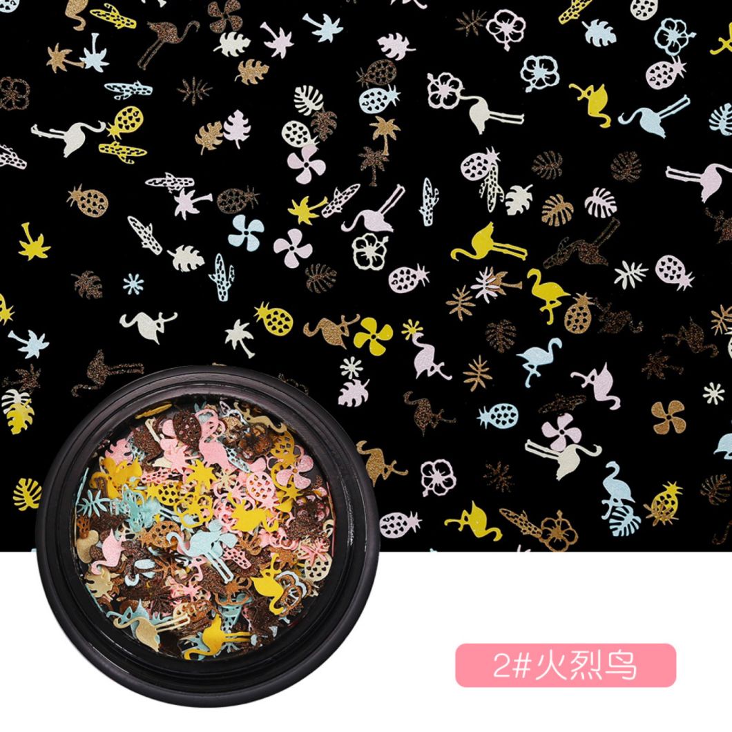 Metalic Colorful All Kinds of Shape Slice for Nail Art