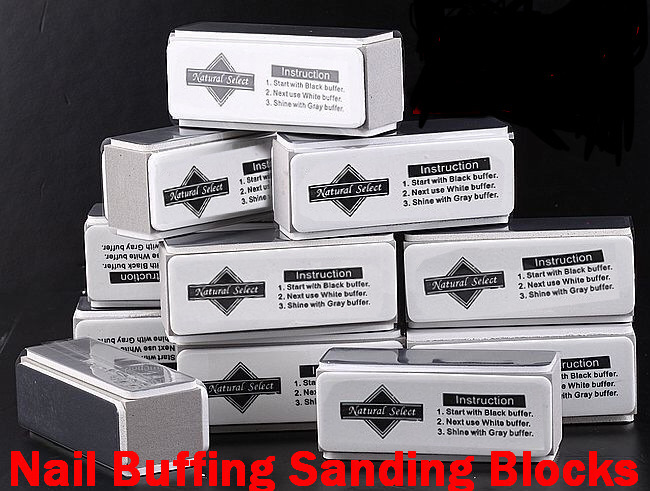 Professional 3-Way Nail Buffer Block and Files Shining Buffer Manicure