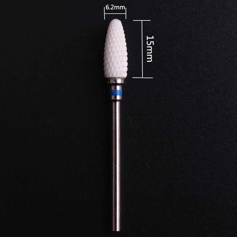 Ceramic Nozzle Nail Drill Bit Milling Cutter Nail Electric Drill