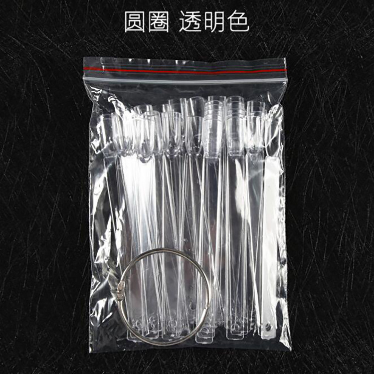 PRO False Nail Art Color Chart Stick Nails Polish Display