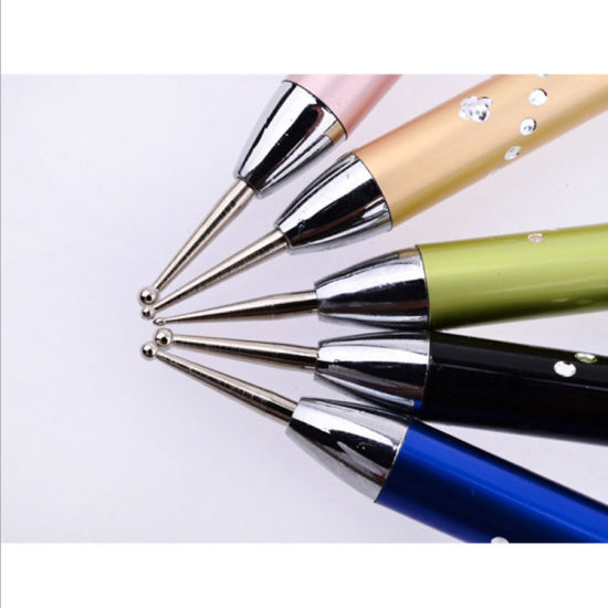 Shiny Nail Art Dotting Pen 2-Side Used Tools Manicure Accessory