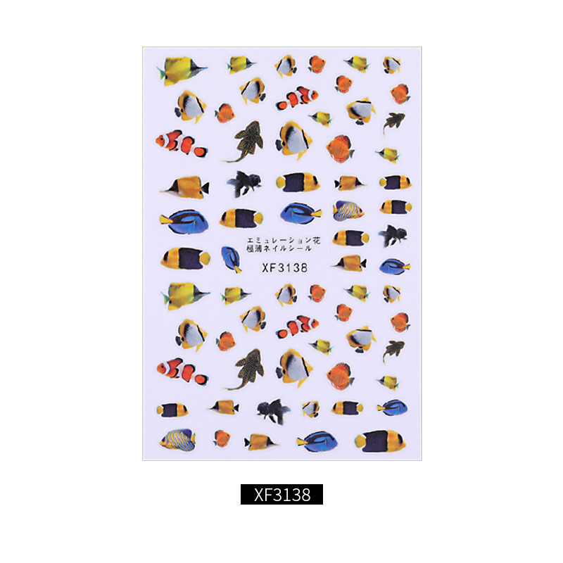 Ocean Style Nail Sticker Nail Beauty Nail Art Manicure Tool