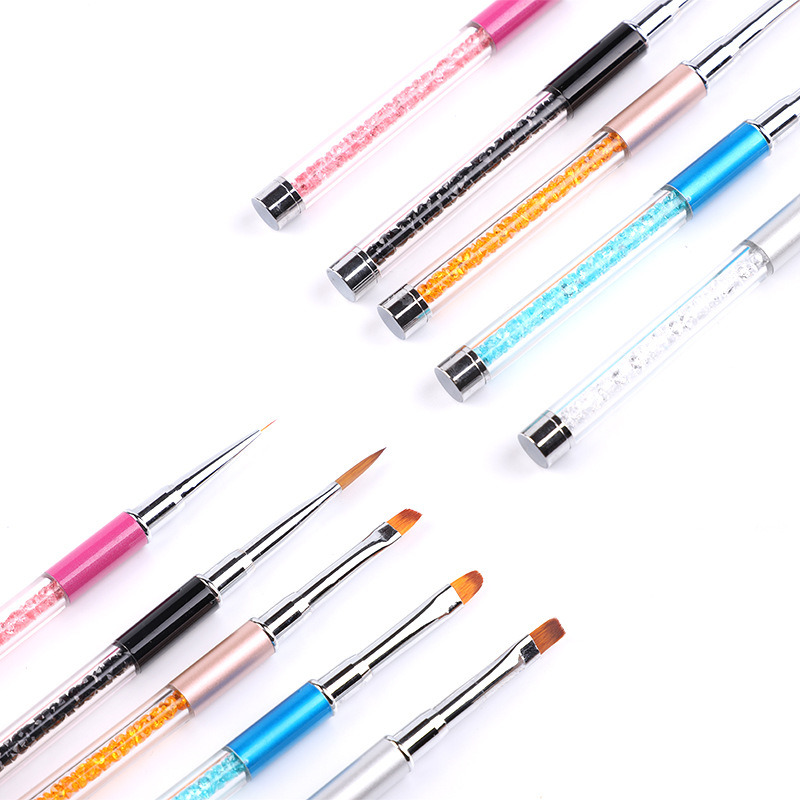 Line Flower Pen Dotting Painting Nail Art Manicure Brushes Set