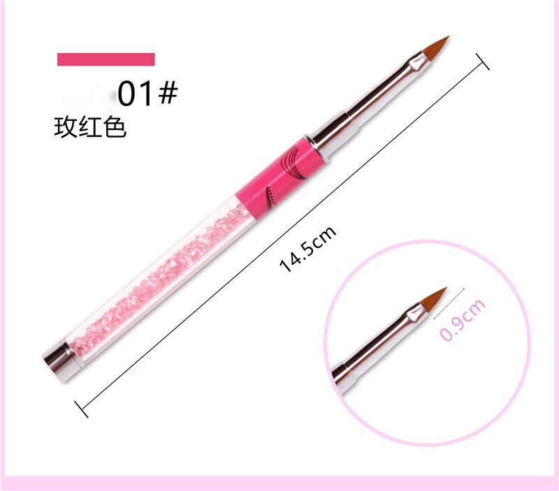 Nail Art Brush Tools Set Builder Painting Drawing Brushes Pens