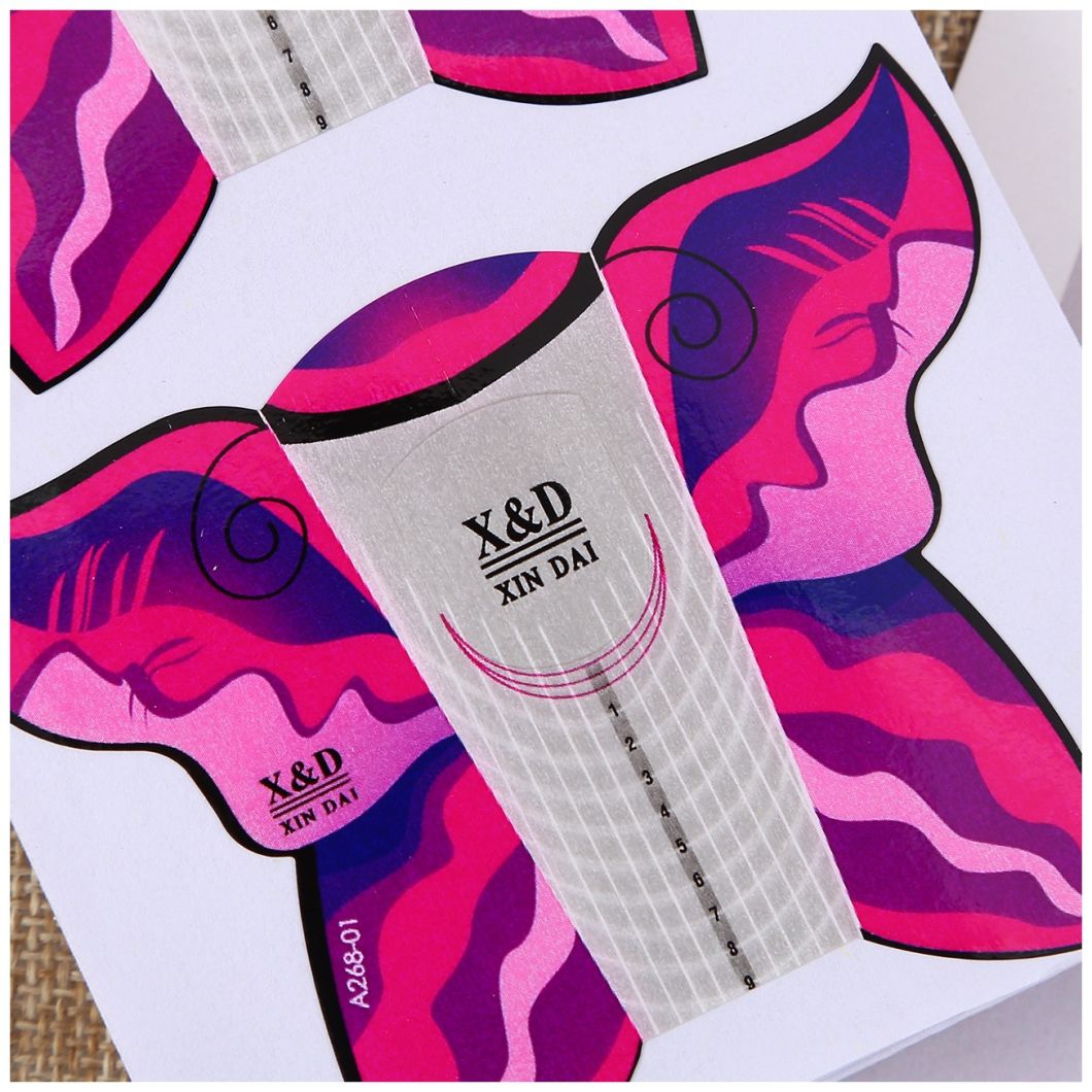 Self-Adhesive Nail Forms for Nail Tips Extension Butterfly Stickers New