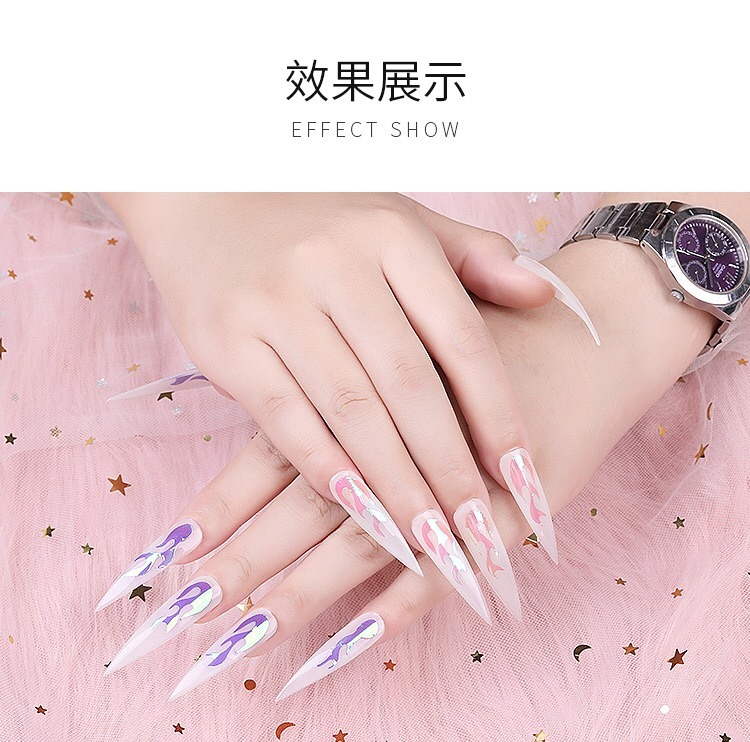 Fire Shape Nail Stickers Nail Art Stickers Nail Accessories