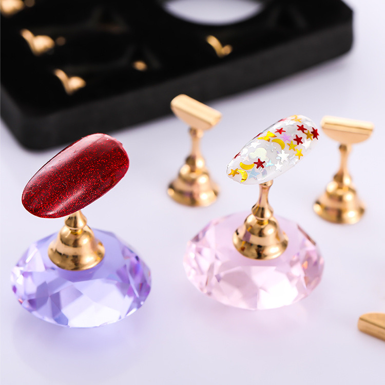 Diamond Nail Tip Holder Display Nail Tips Manicure Nail Tool