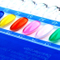60 Tip Nail Color Card Chart Stand Plastic Fake Nails
