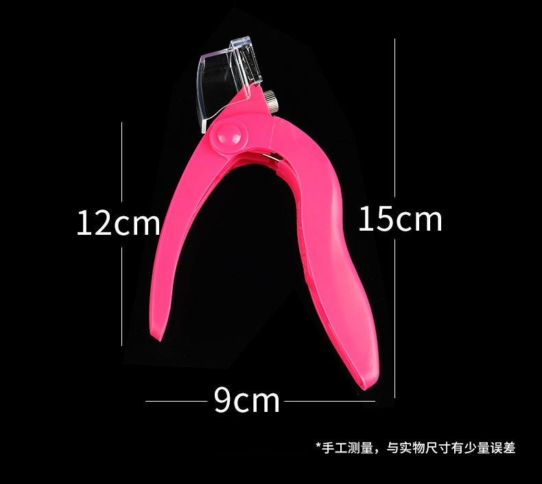 Stainless Steel Head Plastic Handle Nail Clipper Cutter Nail Care