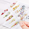 Holographic Nail Foil Set Flower Sticker Manicure DIY