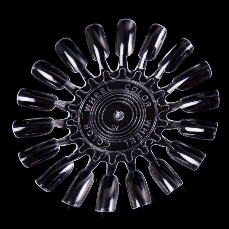 False Nail Display Nail Color Chart Nail Polish Practice Wheel