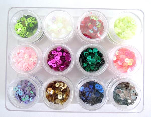 Nail Art Glitter Shape Set for Nail Beauty