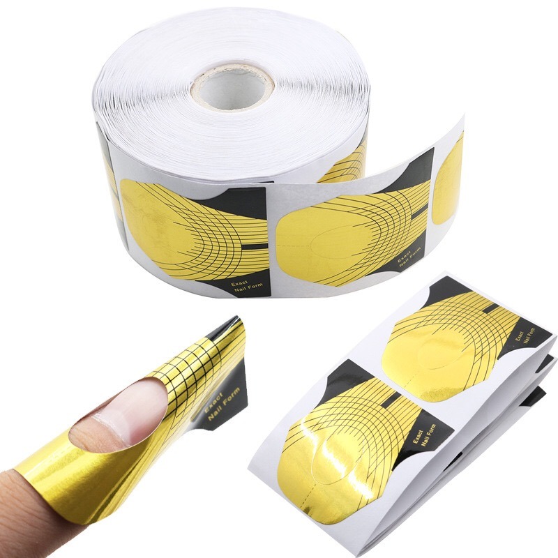 French Nail Forms Gel Polish Extension Forms Nail Art Decoration