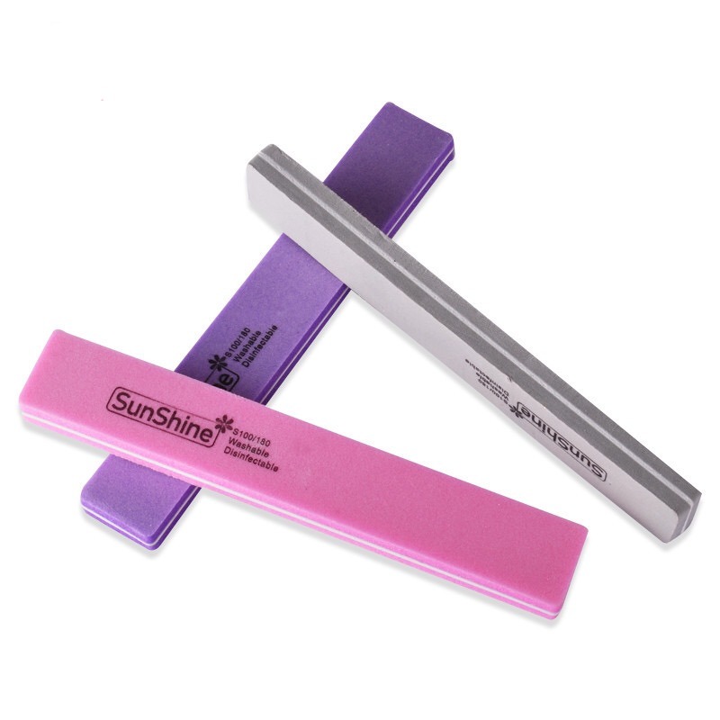 Soft Sponge Nail Art Tips Buffer Double Side Nail File Buffing