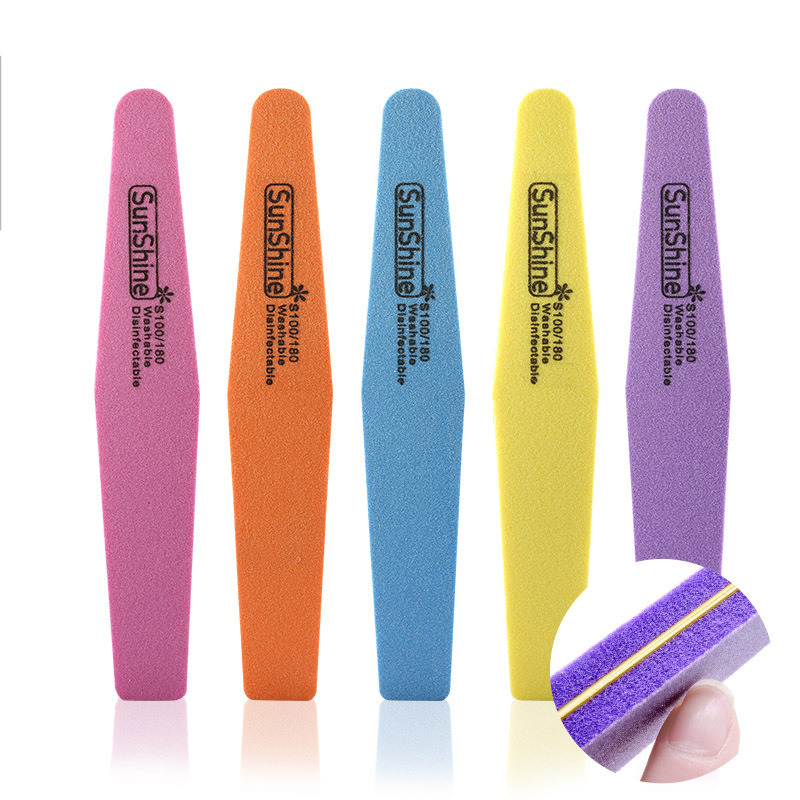 Rhombous Sponge Nail File Nail Art Tools Manicure Nail Care