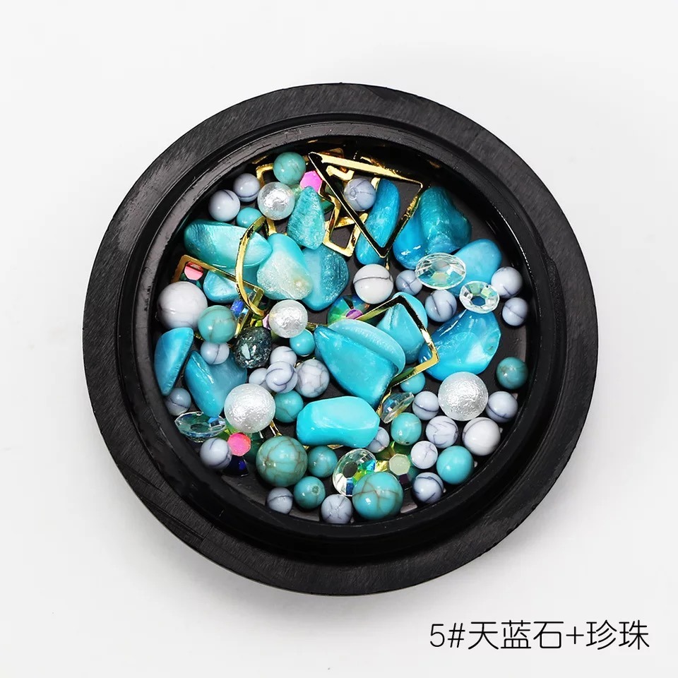 Mixed Colorful Rhinestones Nails Jewelry Crystal Stones for Nail Art