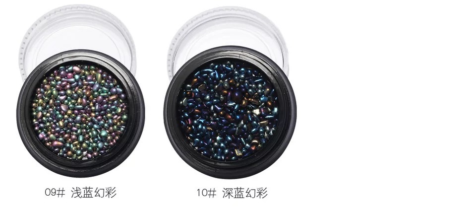 Chameleon Stone Small Irregular Beads Manicure Nail Art Decoration Accessories