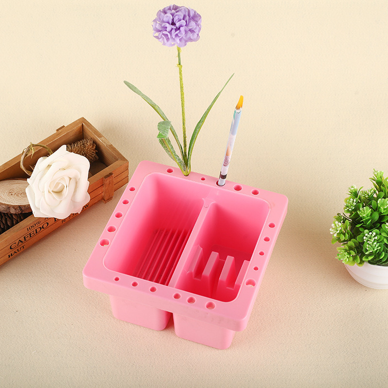 Professional Nail Brush Cleaner Nail Art Brush Pot Tool Accessories