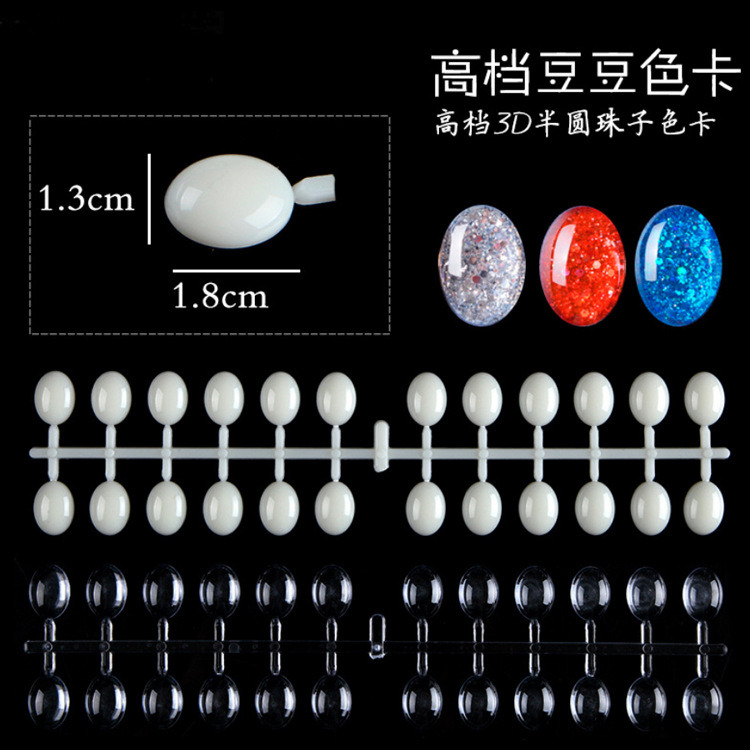 Fake Nail Art Polish Color Card Acrylic Practice Chart