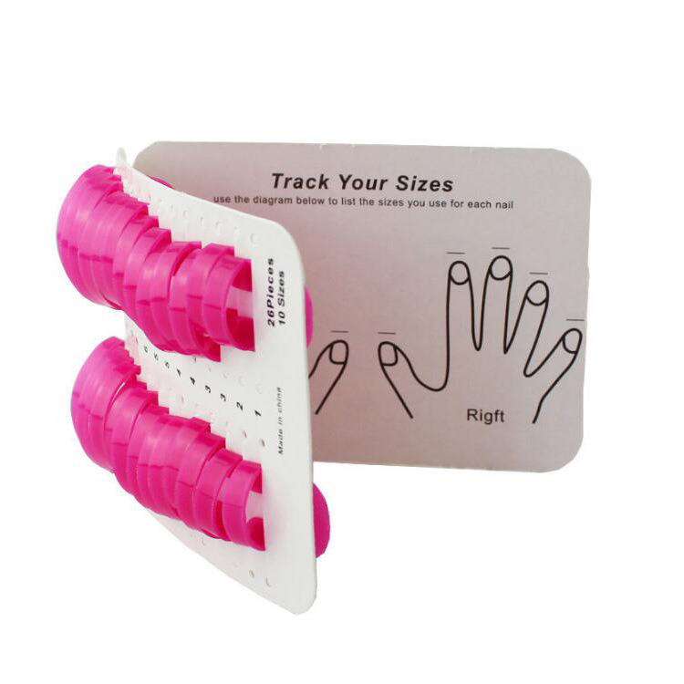 Nail Polish Remover Clips Caps UV Gel Polish Removal Wraps