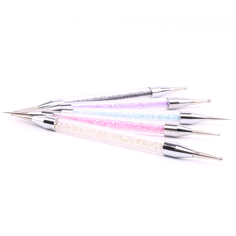 5PCS Set UV Gel Painting Drawing Nail Art Dotting Brush