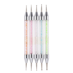 5PCS Set UV Gel Painting Drawing Nail Art Dotting Brush