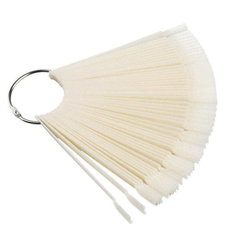 PRO False Nail Art Color Chart Stick Nails Polish Display