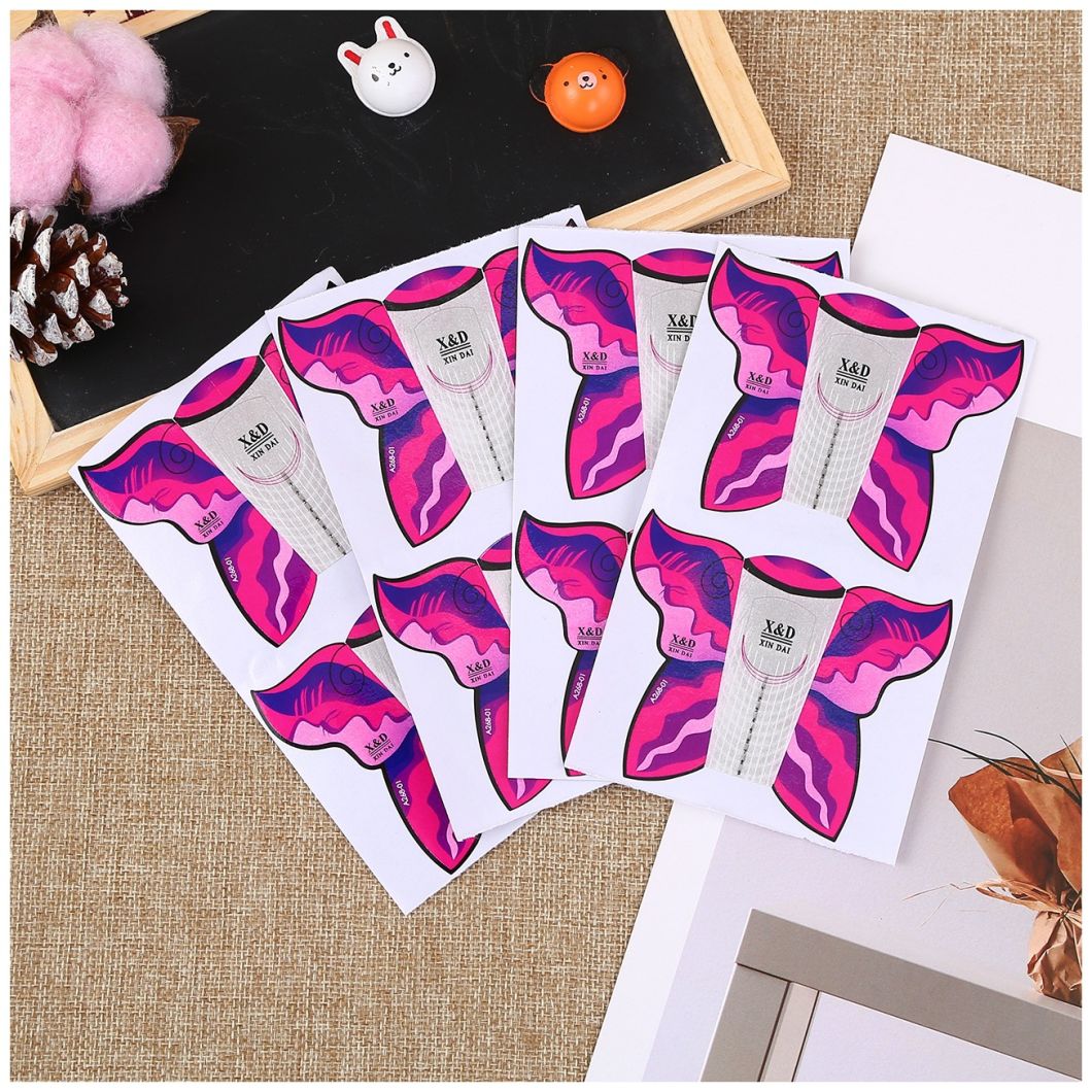 Self-Adhesive Nail Forms for Nail Tips Extension Butterfly Stickers New