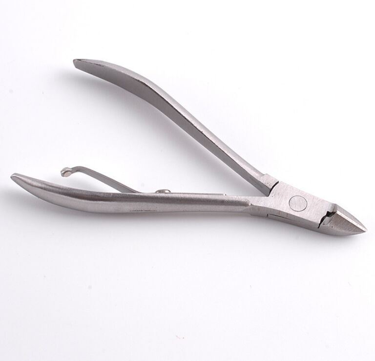 Cuticle Scissor Toenail Nipper Trimming Stainless Steel Nail Clipper Cutter